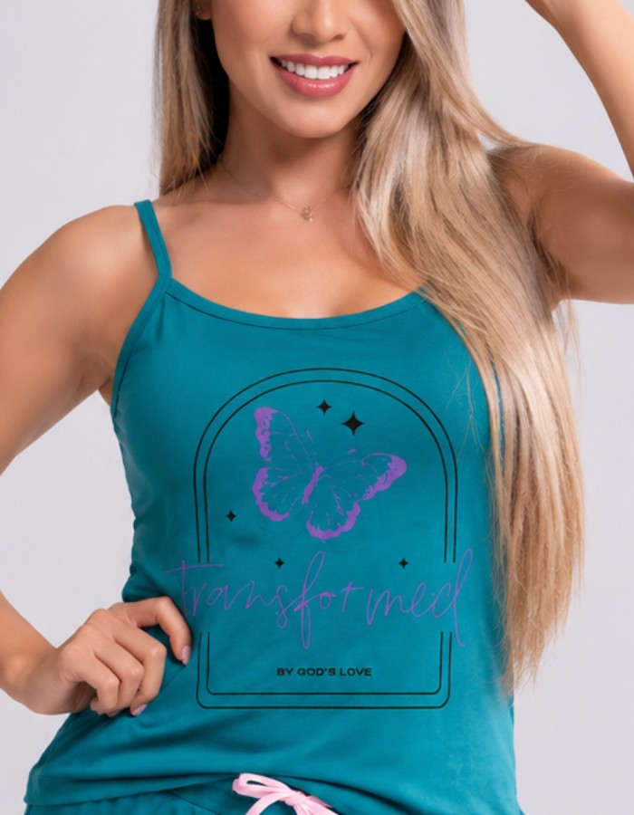 APENAS BLUSA ALÇA-BUTTERFLY