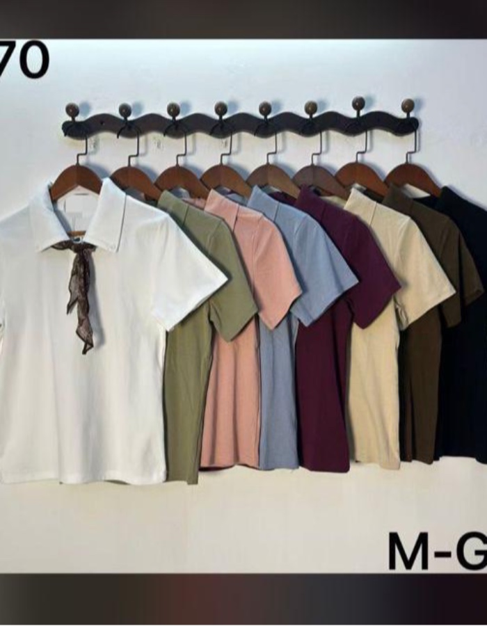 Blusa polo lenço 
