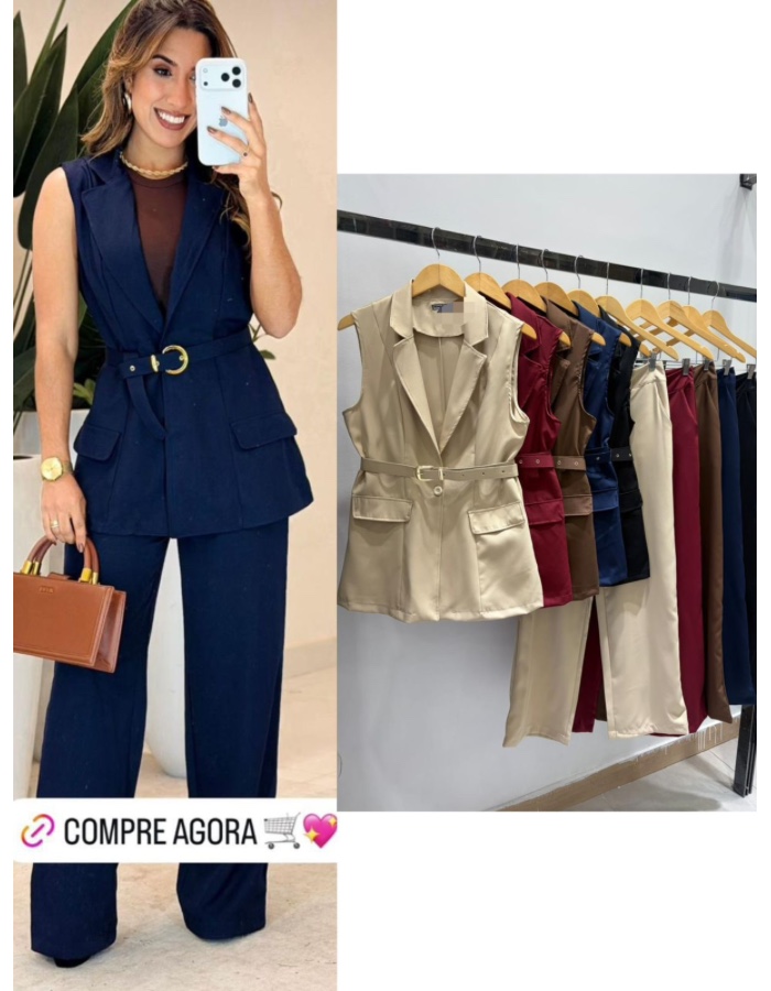 Conjunto Max colete 