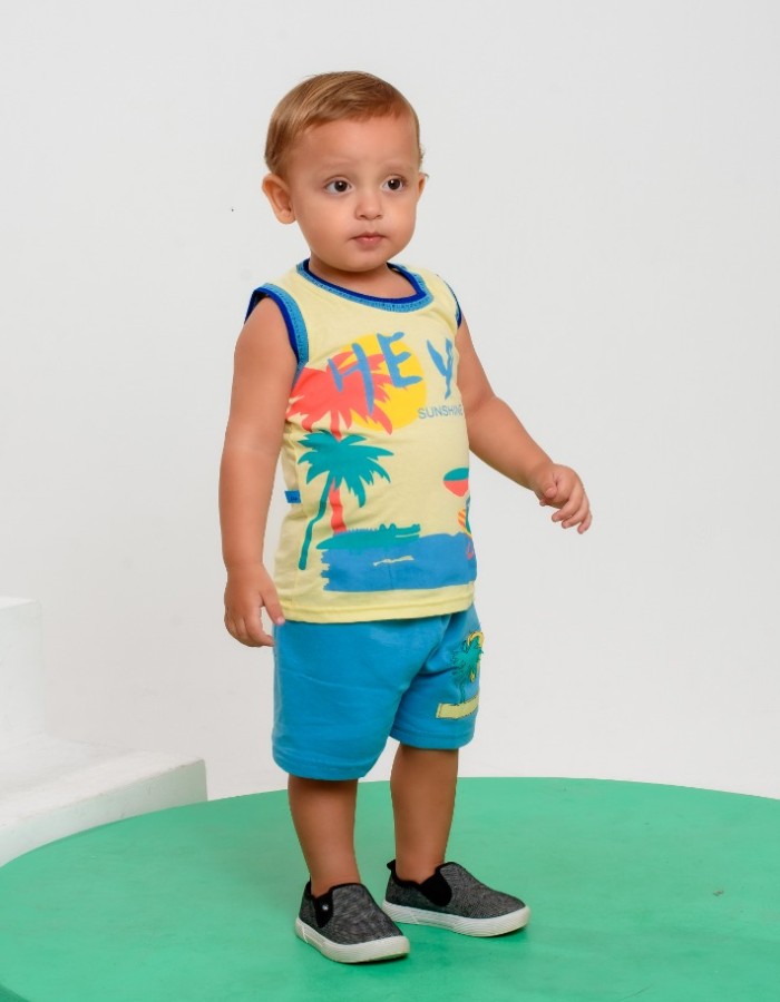 CONJUNTO MOLETINHO TRABALHADO REGATA 1 2 4 6
