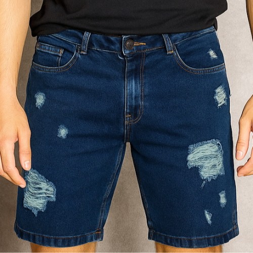 Bermuda jeans contorno extreme 