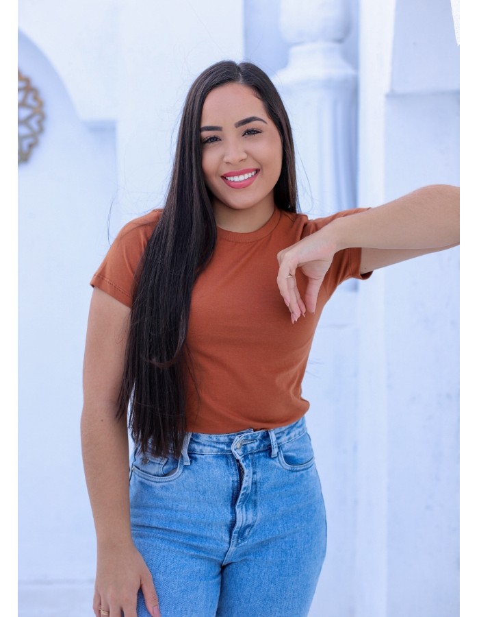Blusa slim Jaqueline 