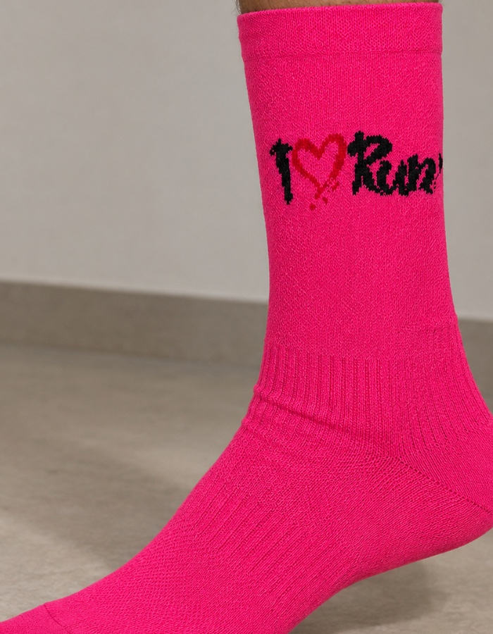 Meia I love Run 