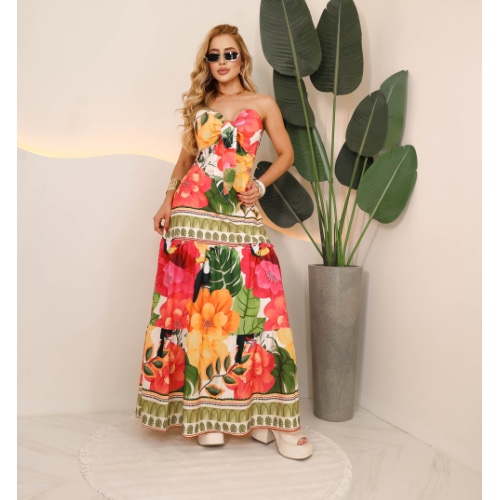 VESTIDO LONGO FARM NARA