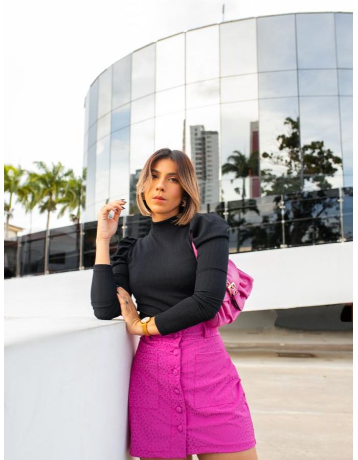 BLUSA MALHA MANGA LONGA
