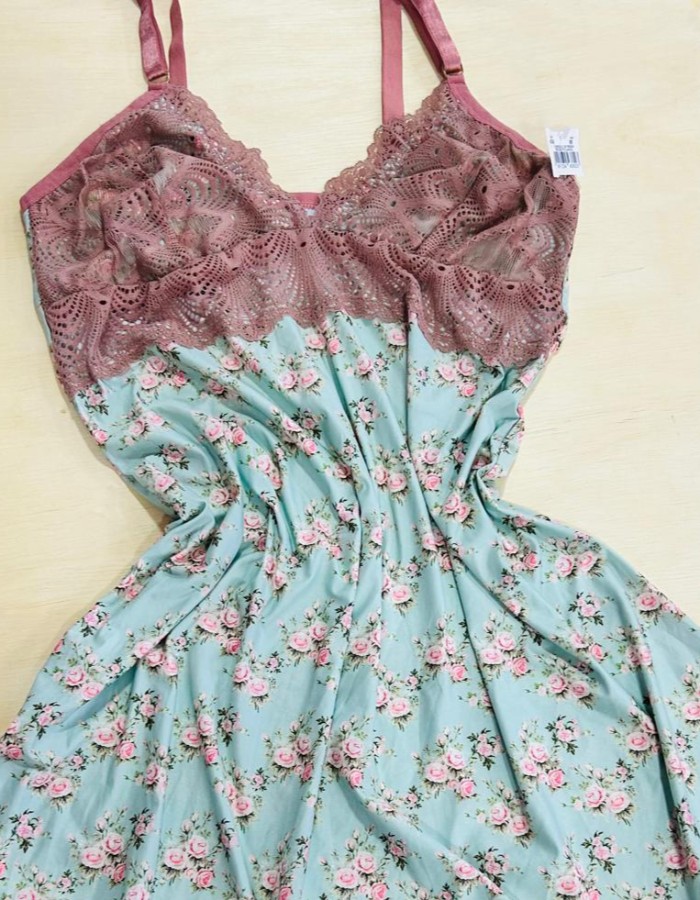 CAMISOLA RENDA ESTAMPADA POLIAMIDA 438 1169