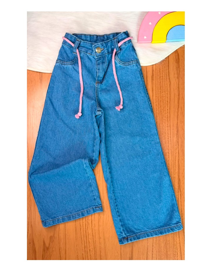 Calça jeans Lisa C/ CORDÃO
