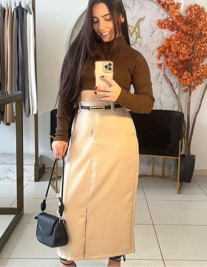 Saia Alfaiataria Fenda