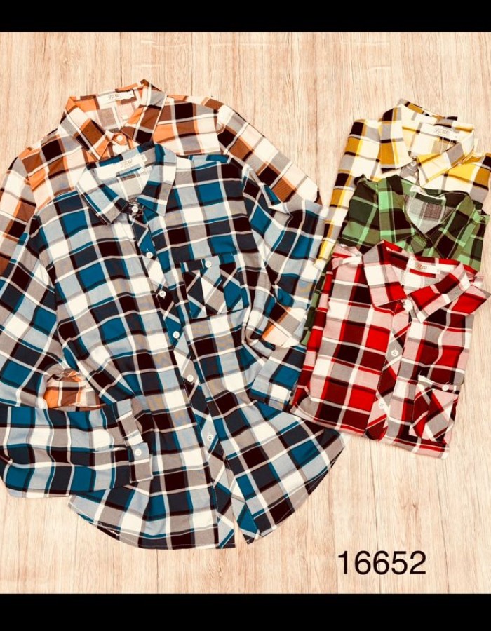 CAMISA Xadrez  TECIDO VISCOSE