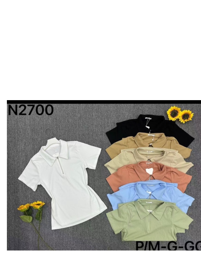 Blusa gola polo 