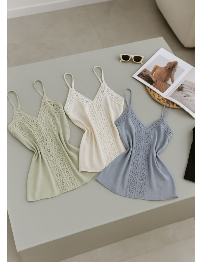 BLUSA ALÇA BORDADA