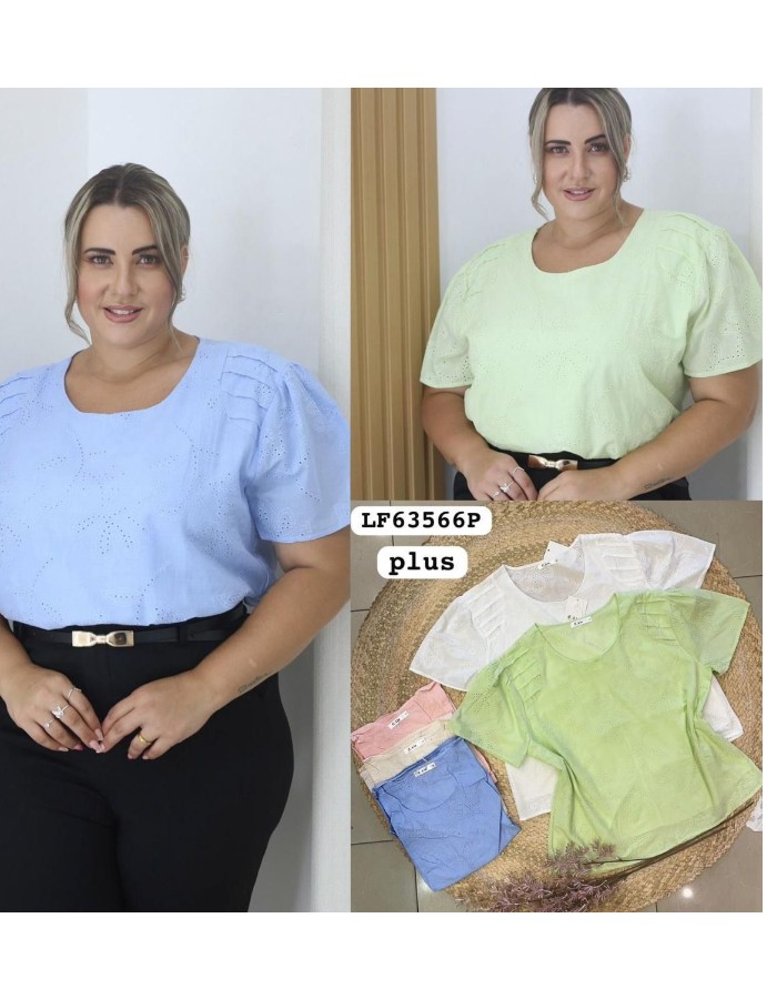 BLUSA PLUS TECIDO LESI