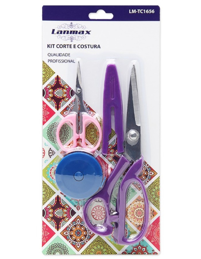 KIT TESOURA LANMAX LM-TC1656