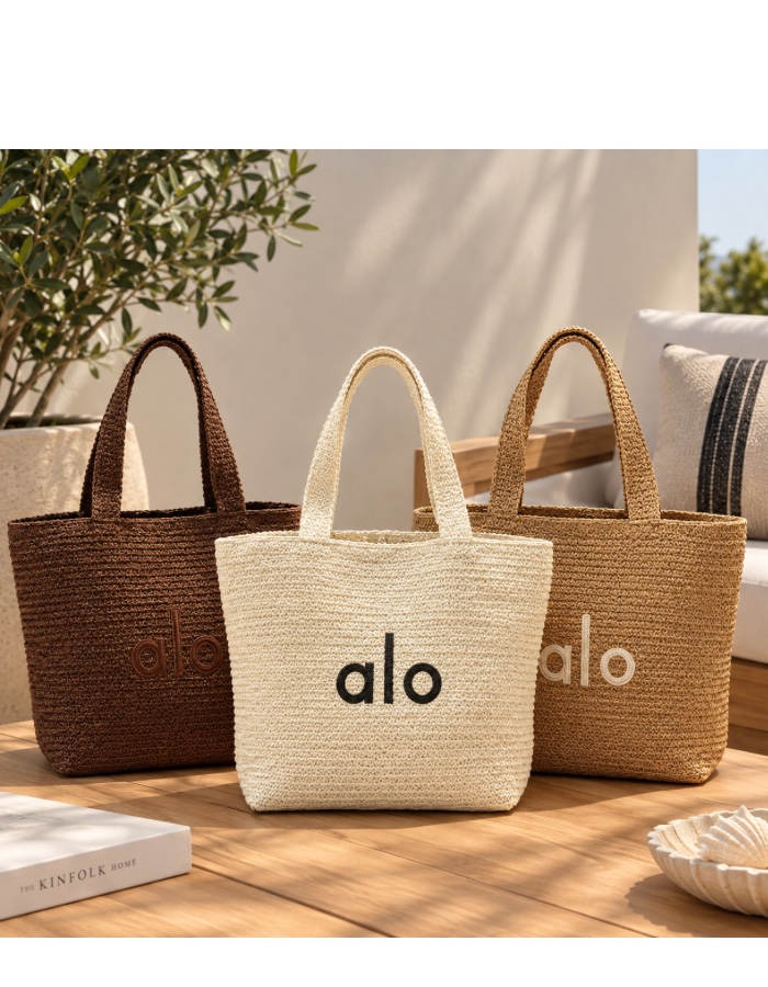 Bolsa Alo Verão Trançada importada premium 
