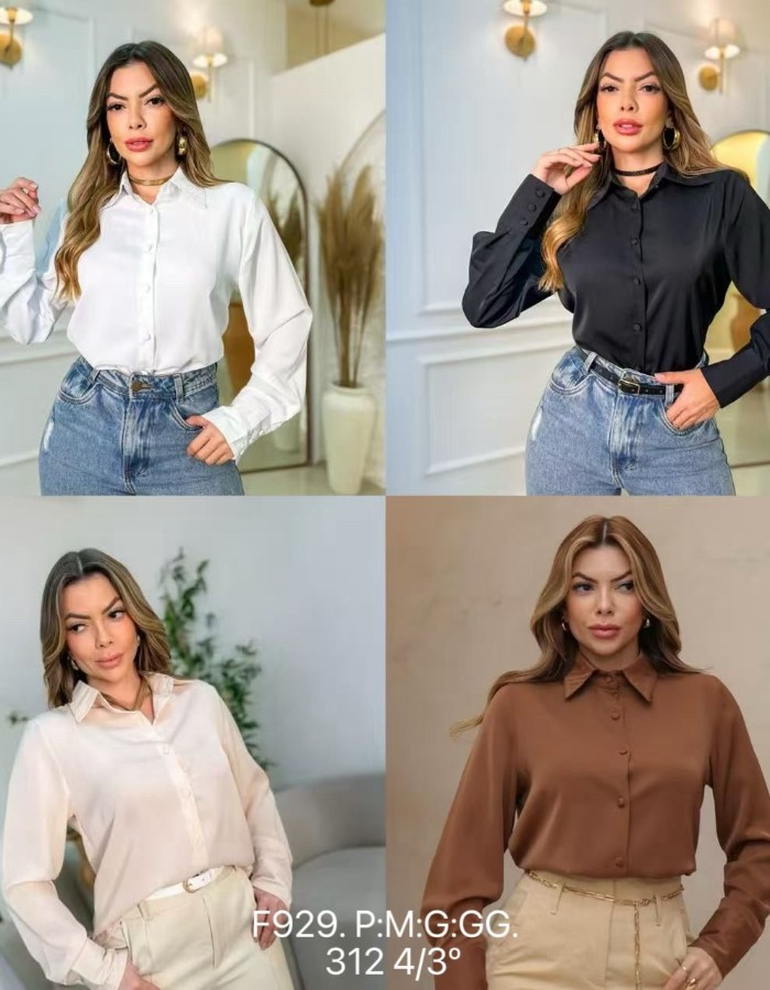 CAMISA CREPE SEDA