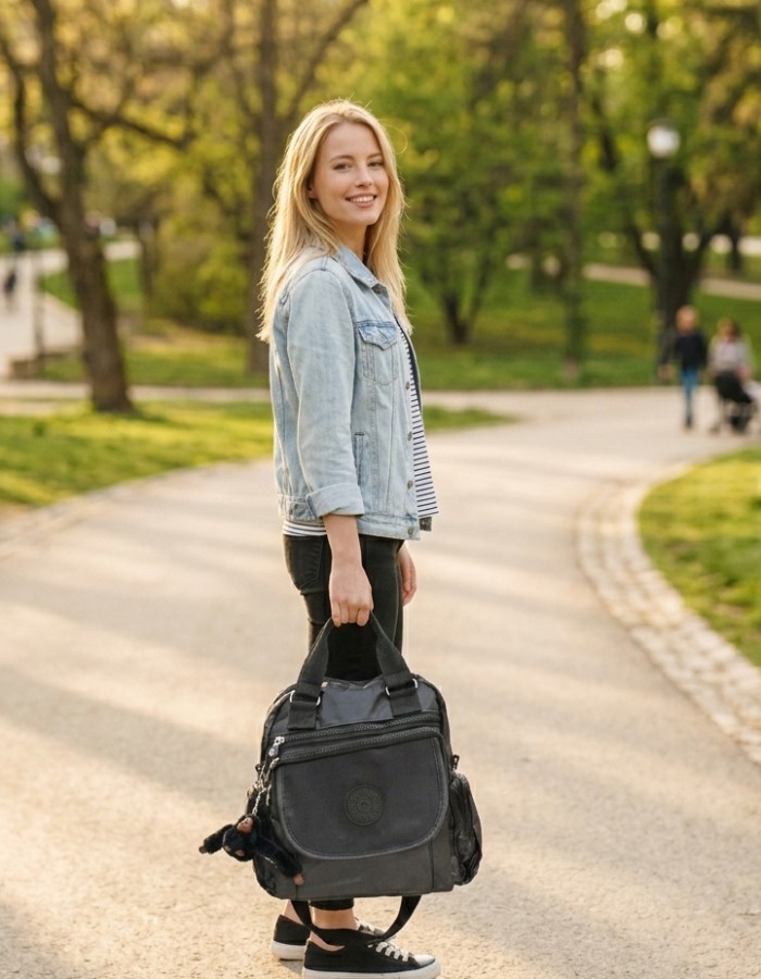 KIPLING Realeza Metálica – 2 em 1