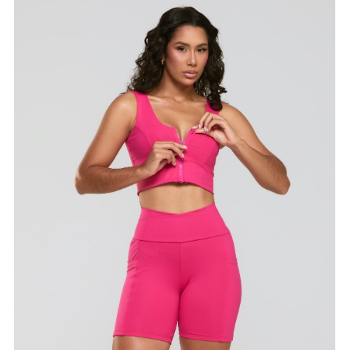 Conj Short MAXXI TOP ZÍPER 