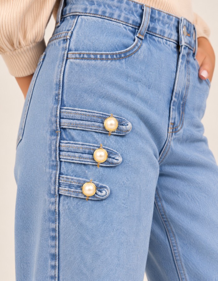 CALÇA PÉROLAS