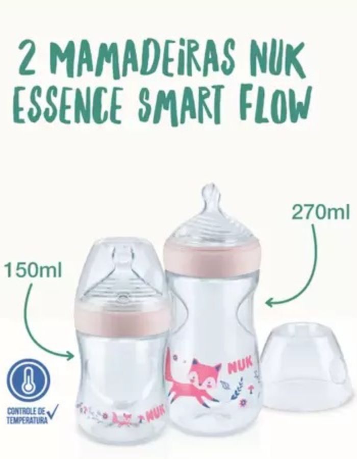 kit mamadeiras Essence Smart Flow NUK