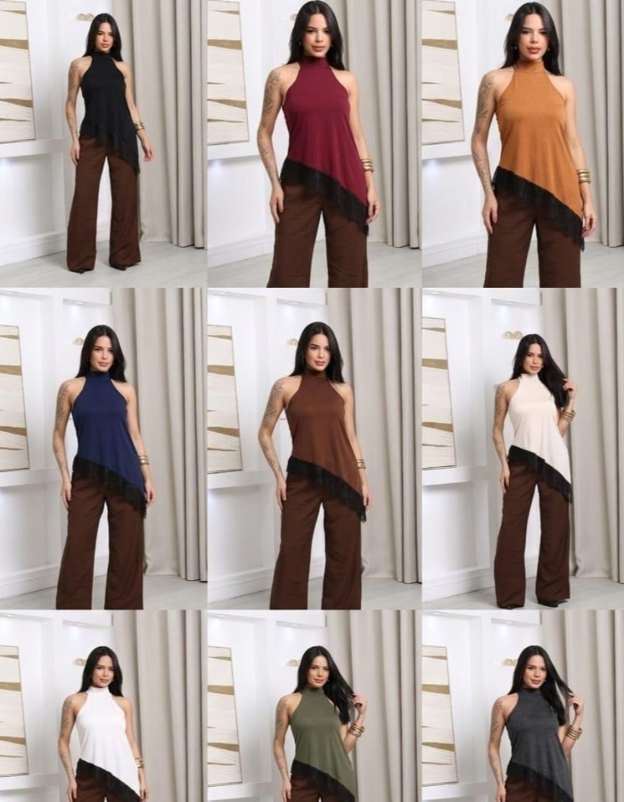 BLUSA GOLA ALTA 