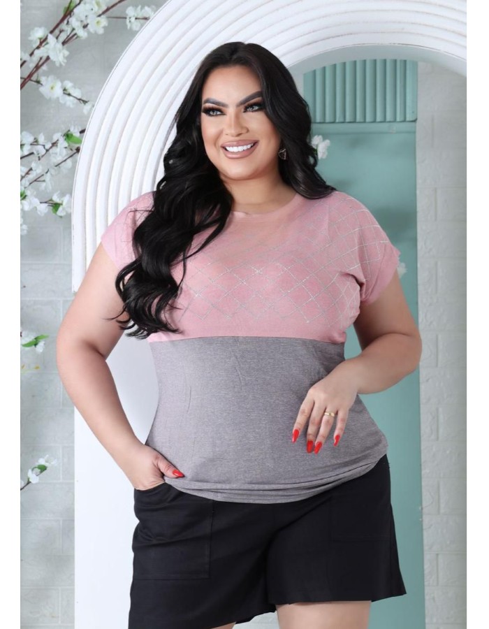 BLUSA PLUS SIZE DRICA
