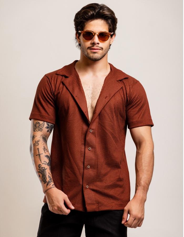 CAMISARIA CROCHET ROYALE