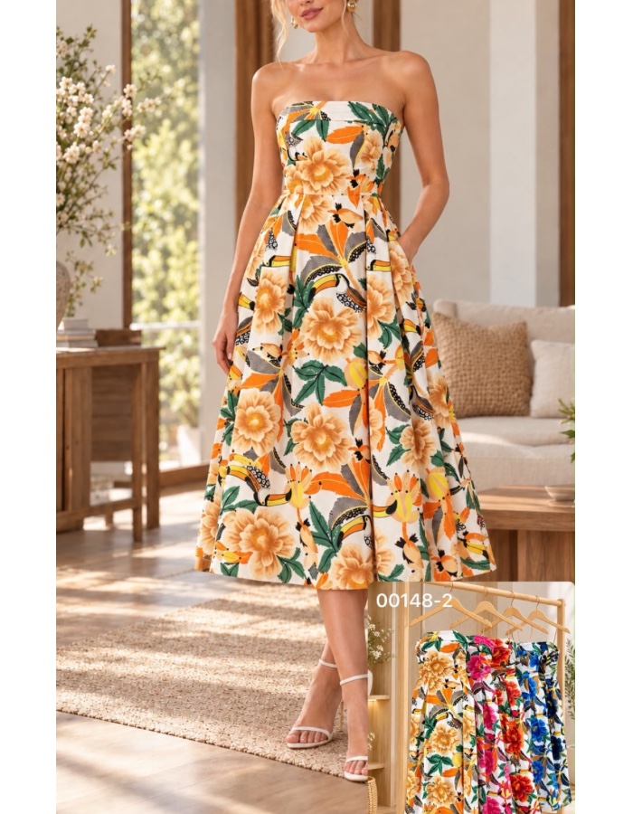 A Vestido estampado