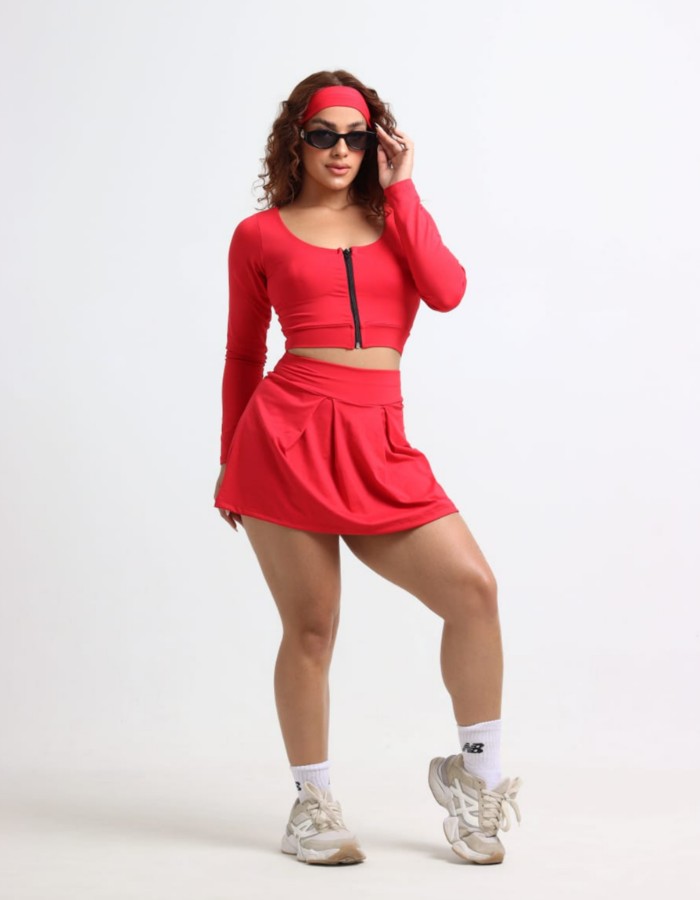 CONJUNTO SHORT SAIA TOP LUA FAIXA 