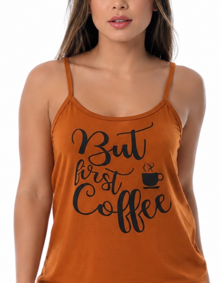 APENAS BLUSA ALÇA-BUT COFFEE