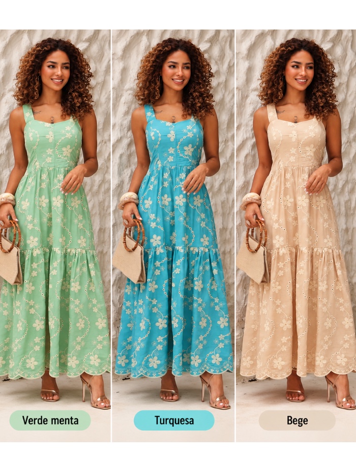 Vestido Bordado Mila