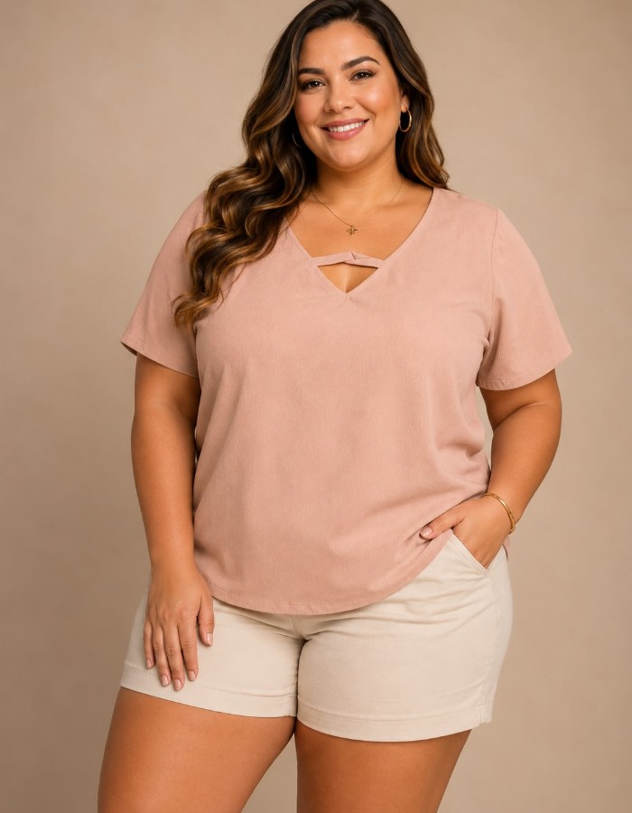 Blusa detalhe união