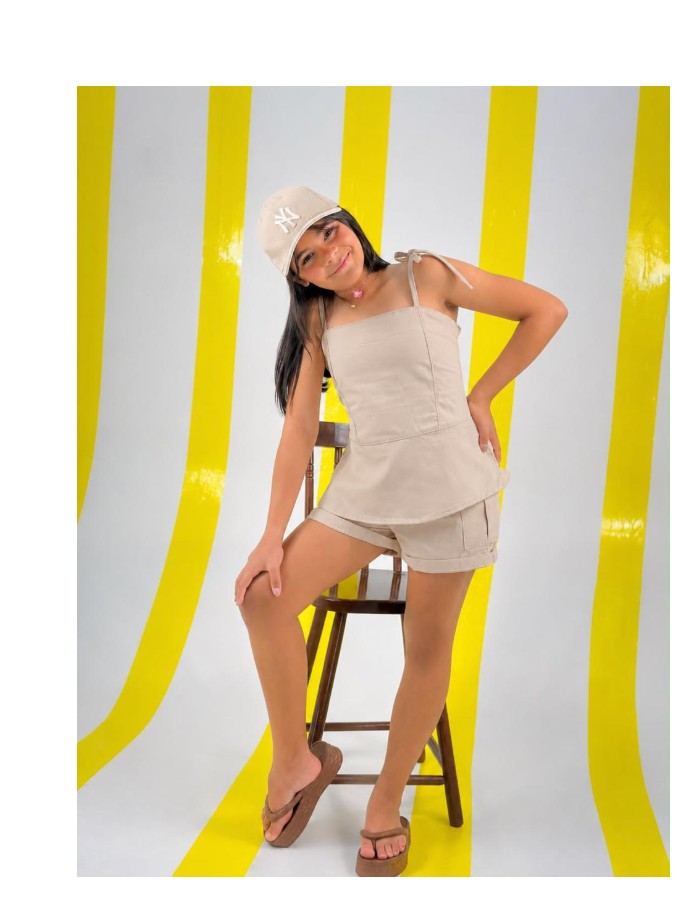 CONJUNTO BRIM JUVENIL 100%ALGODAO