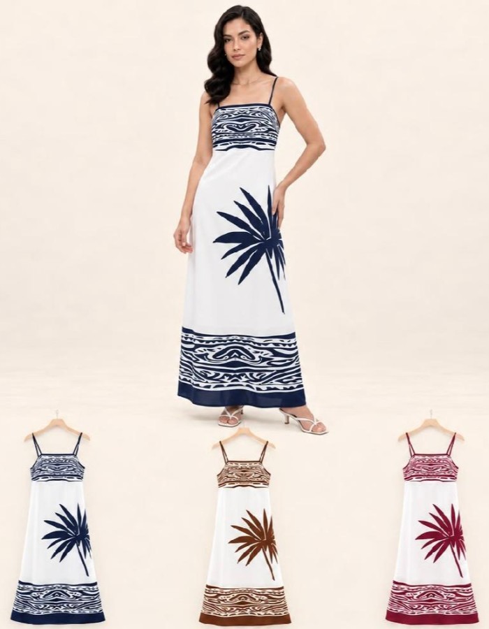 VESTIDO ALÇA ESTAMPADO