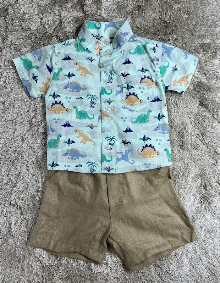 conjunto camiseta estampada e short