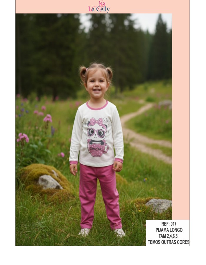 Pijama Feminino Longo Infantil