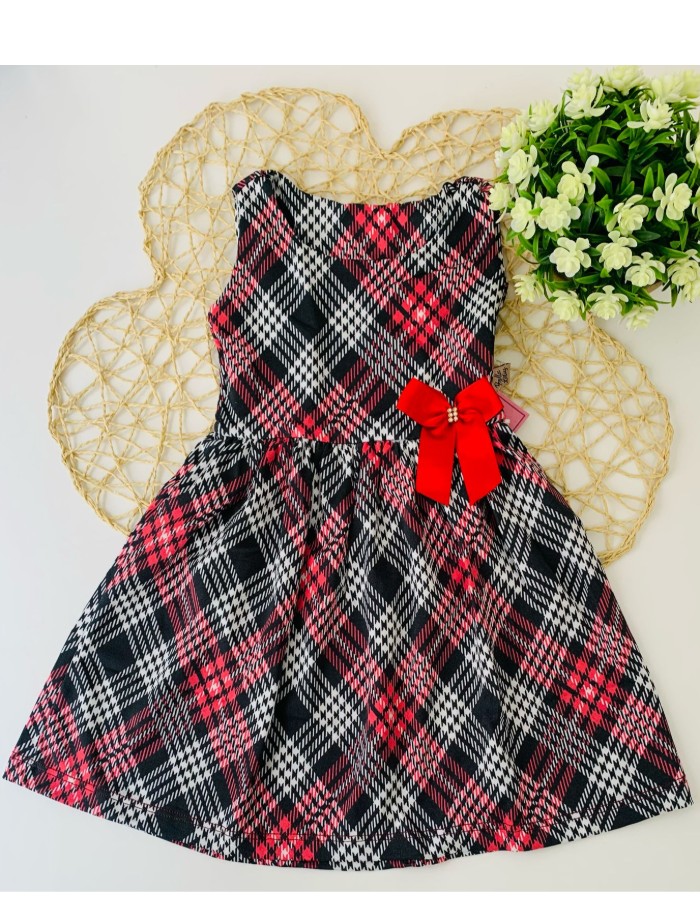 VESTIDO JUJU XADREZ