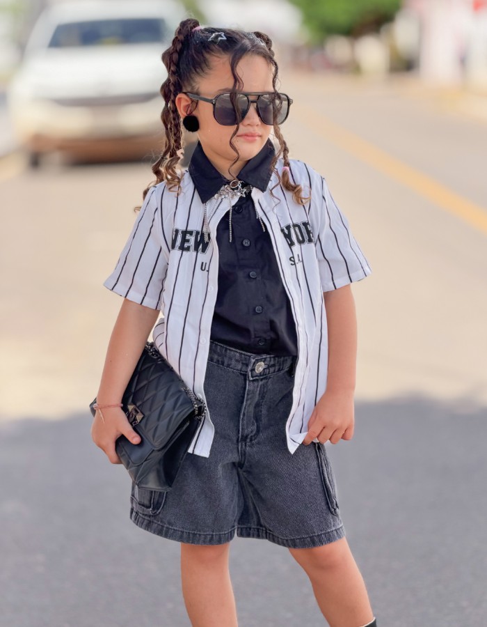 BERMUDA BLACK INFANTIL