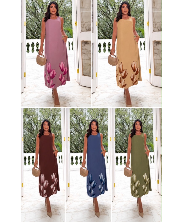 Vestido longo Nicolly