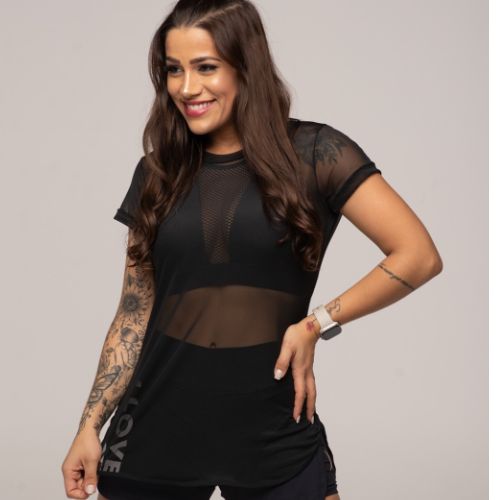blusa tule
