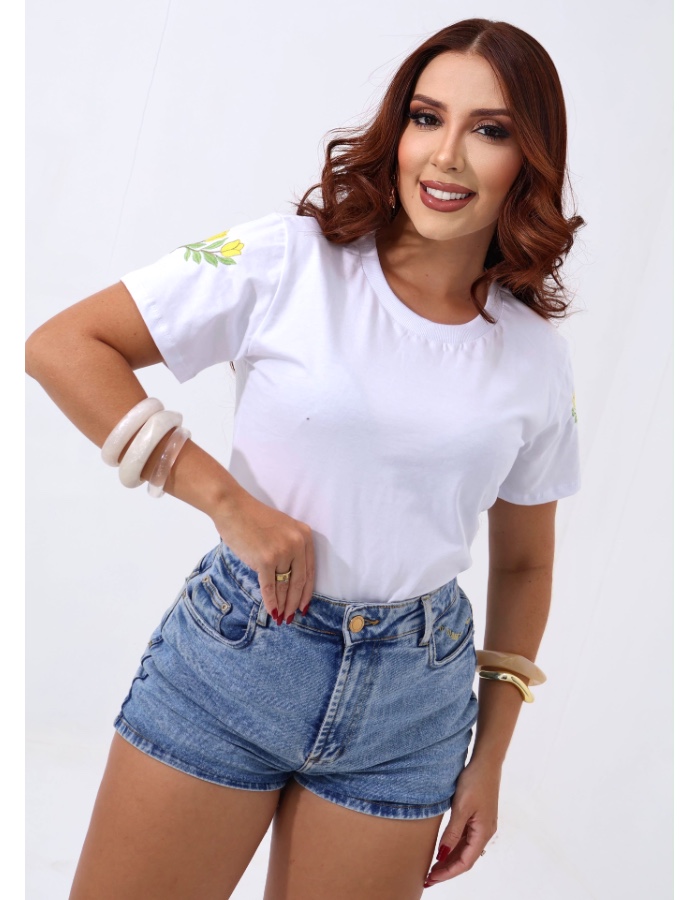 Produto t-shirt-ref-020-g-3flores-na-manga 0