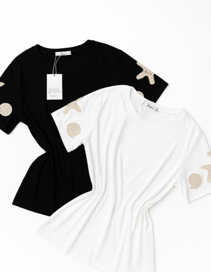 BLUSA MANGA BORDADA