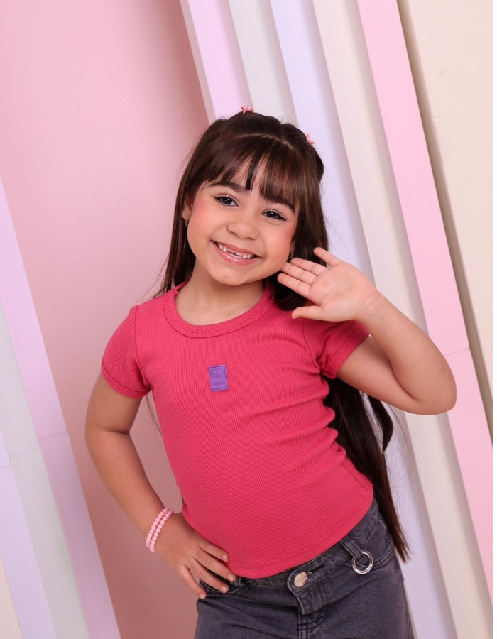 CAMISA CANELADA MENINA