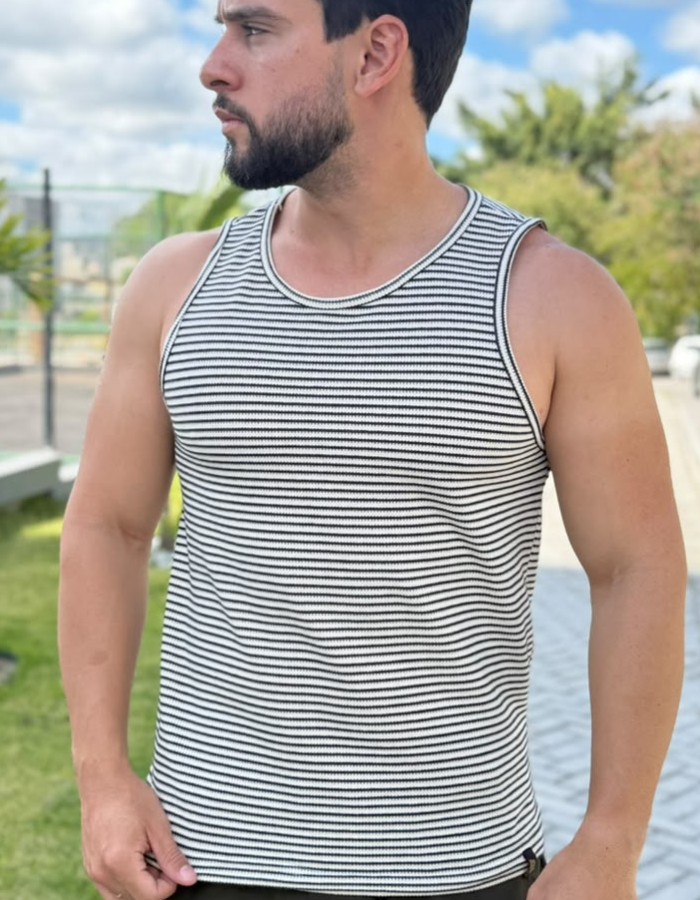 REGATA LISTRADA NOVA