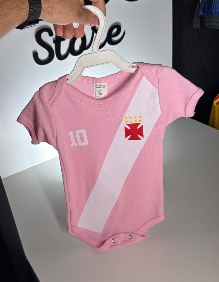BODY INFANTIL - VASCO - ROSA