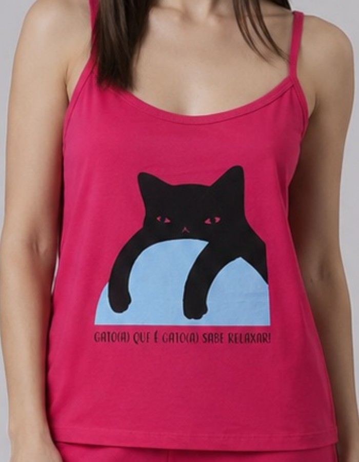 APENAS BLUSA ALÇA-GATO