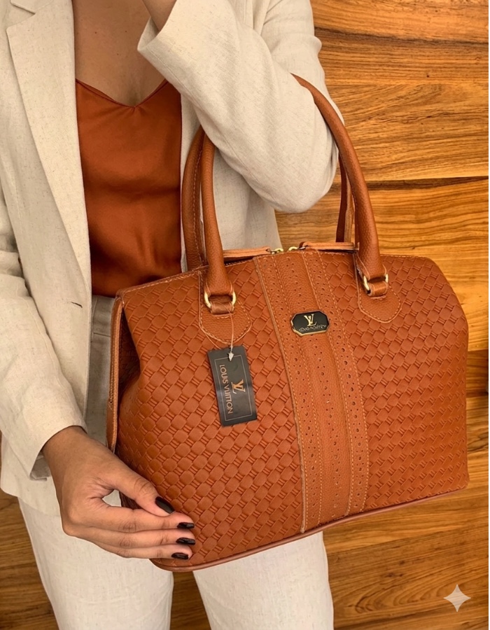Baú Louis Vuitton trançado – linha premium