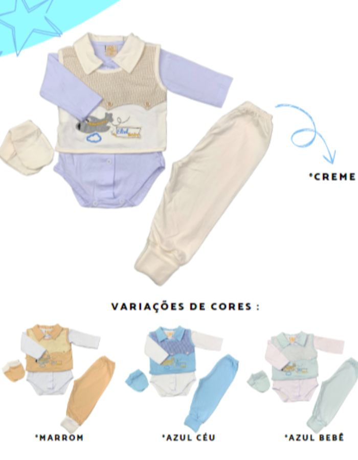 PAGÃO MASCULINO 2048 ELIEL BABY