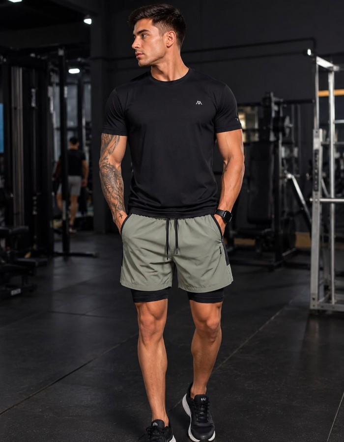SHORT DUPLO MASCULINO 776 IMPORTADO