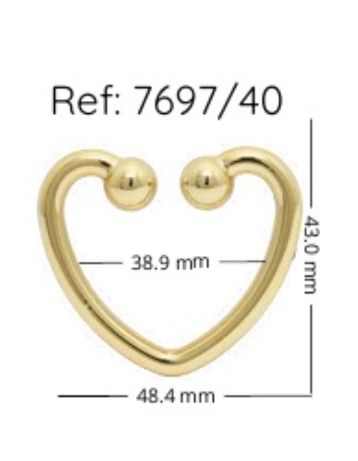 ACESSORIO 7697 DOURADO 1UND 