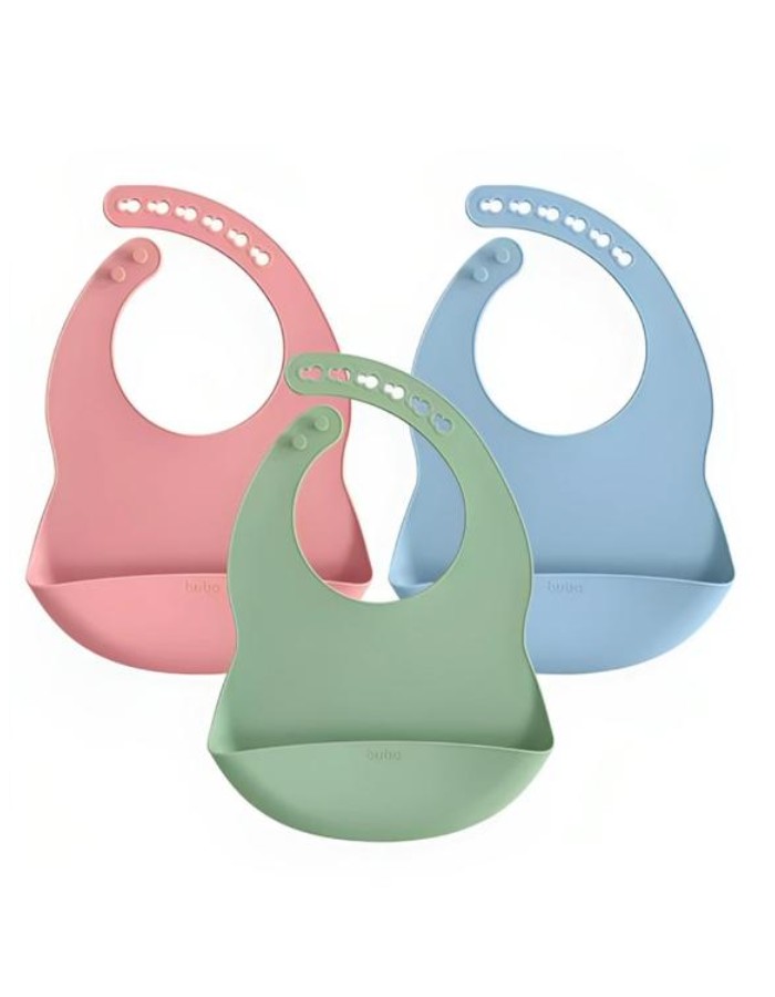 BABADOR EM SILICONE COM PEGA MIGALHAS BUBA